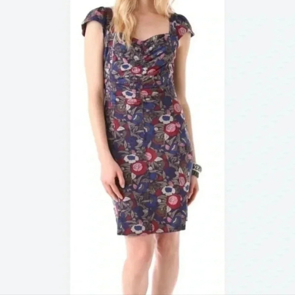 Marc By Marc Jacobs Wall Flower Dress in Dark Indigo